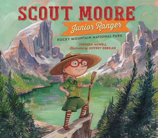 Book cover for Scout Moore, Junior Ranger: Rocky Mountain National Park