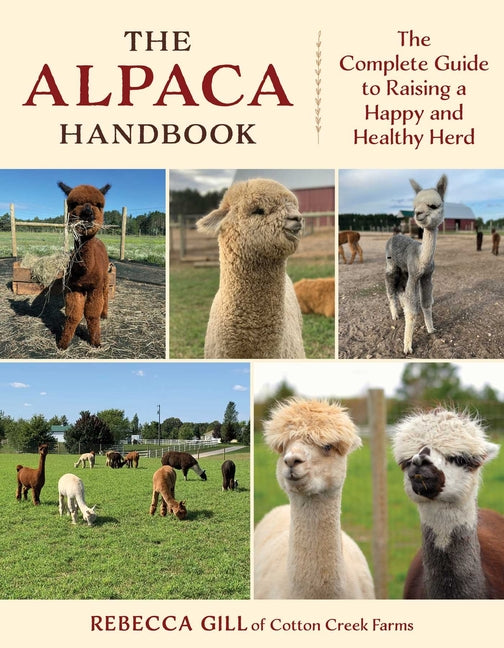 Book cover for Alpaca Handbook: The Complete Guide to Raising a Happy and Healthy Herd