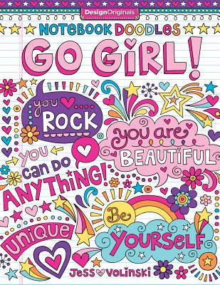 Book cover for Notebook Doodles Go Girl!: Coloring & Activity Book