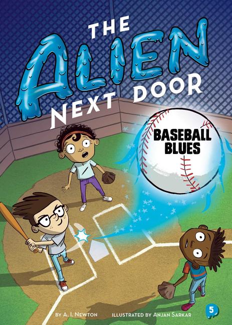 Book cover for The Alien Next Door 5: Baseball Blues