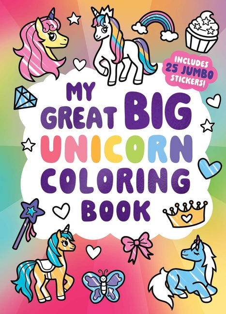 Book cover for My Great Big Unicorn Coloring Book