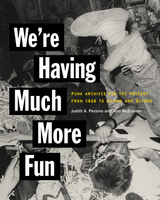 Book cover for We're Having Much More Fun: Punk Archives for the Present from Cbgb to Gilman and Beyond