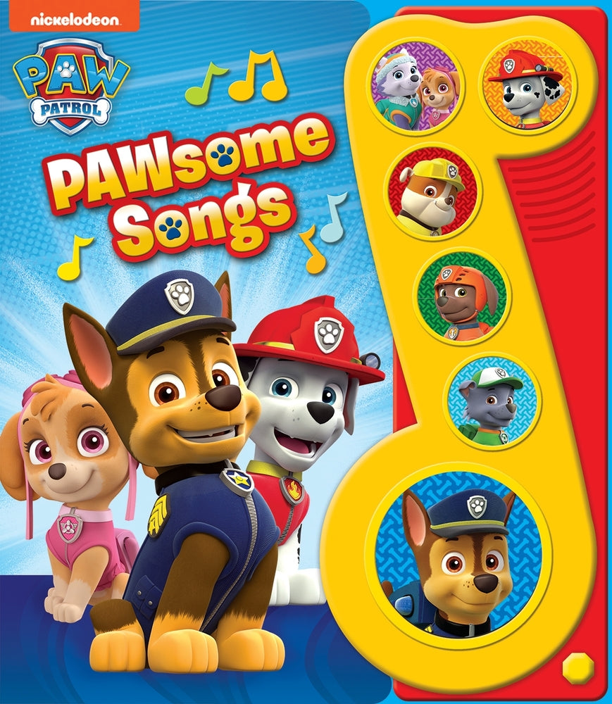 Book cover for Nickelodeon Paw Patrol: Pawsome Songs Sound Book [With Battery]