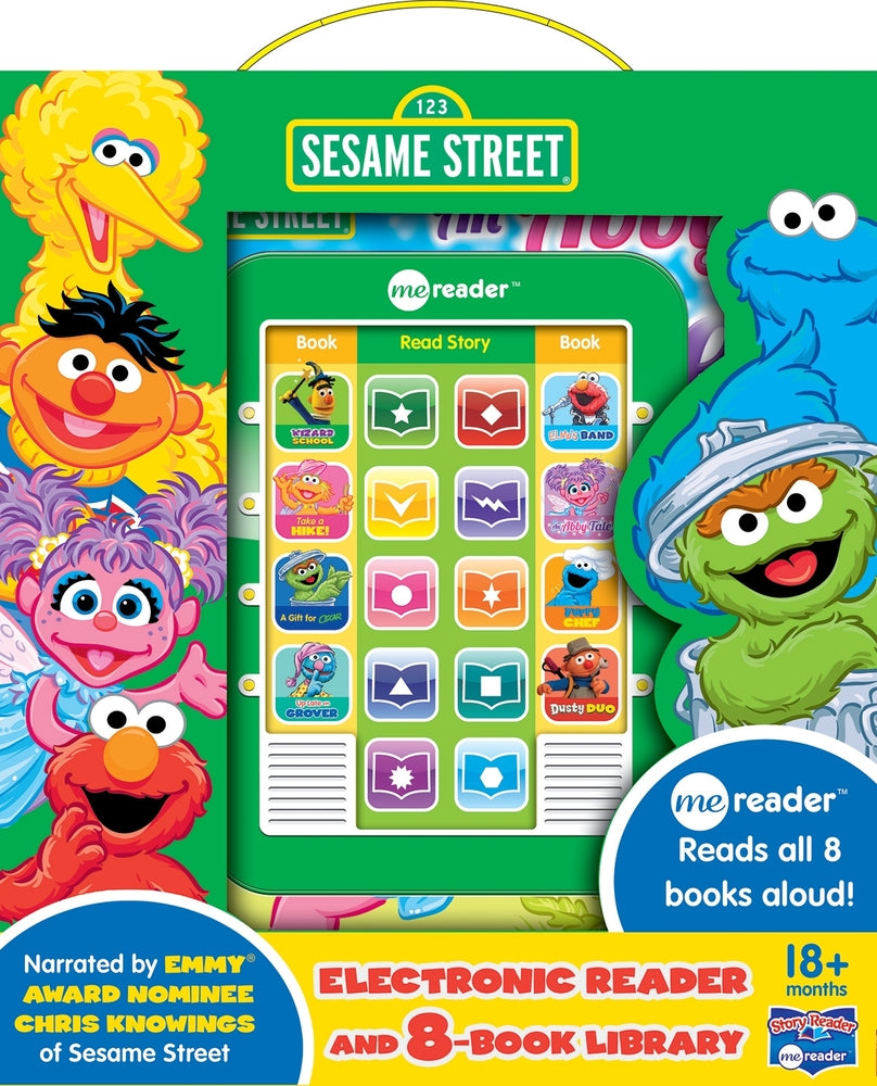 Book cover for Sesame Street: Me Reader Electronic Reader and 8-Book Library [With Electronic Reader and Battery]