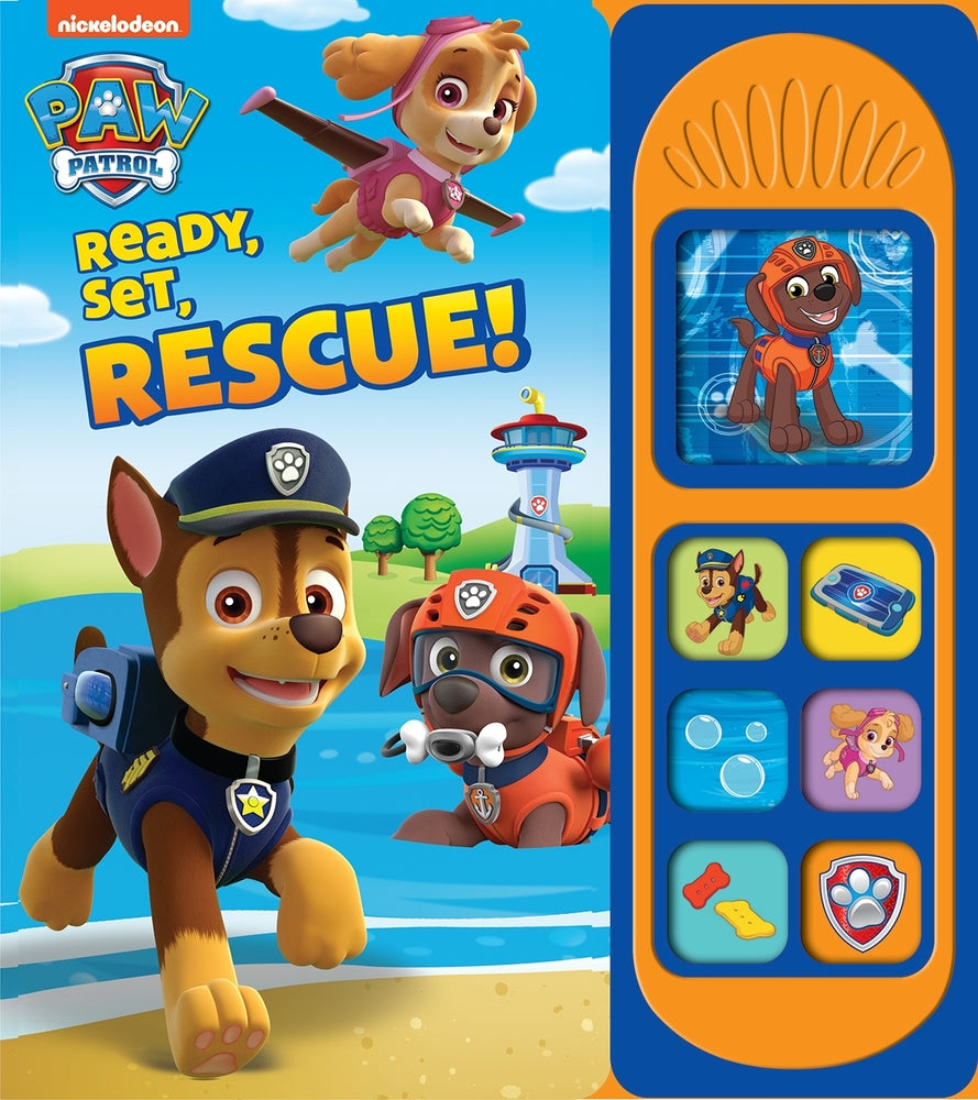 Book cover for Nickelodeon Paw Patrol: Ready, Set, Rescue! Sound Book [With Battery]