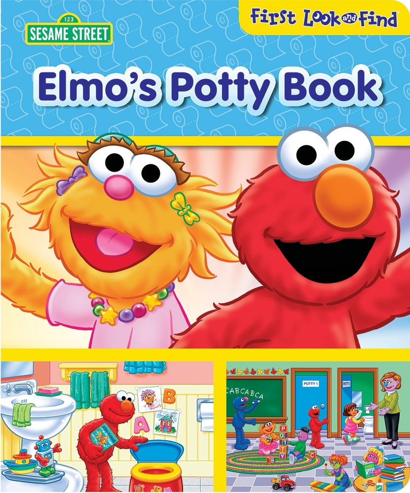 Book cover for Sesame Street: Elmo's Potty Book First Look and Find: First Look and Find