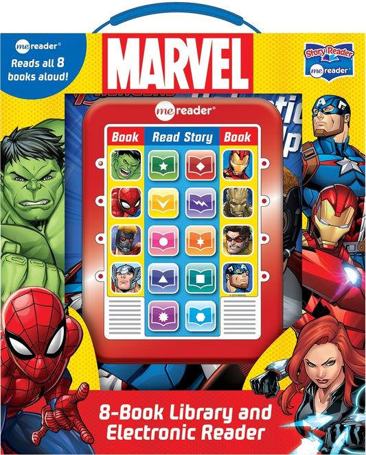 Book cover for Marvel: Me Reader 8-Book Library and Electronic Reader Sound Book Set [With Electronic Reader and Battery]