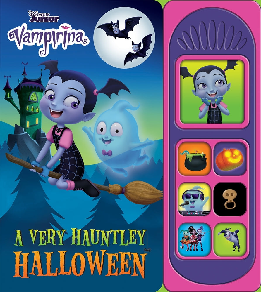 Book cover for Disney Junior Vampirina: A Very Hauntley Halloween Sound Book [With Battery]