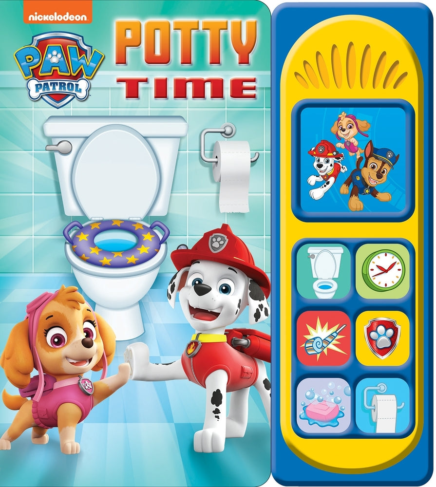 Book cover for Nickelodeon Paw Patrol: Potty Time Sound Book [With Battery]