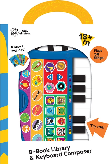 Book cover for Baby Einstein: 8-Book Library & Keyboard Composer Sound Book Set [With Keyboard and Battery]