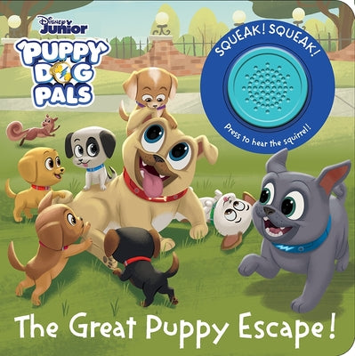 Book cover for Disney Junior Puppy Dog Pals: The Great Puppy Escape! Sound Book [With Battery]