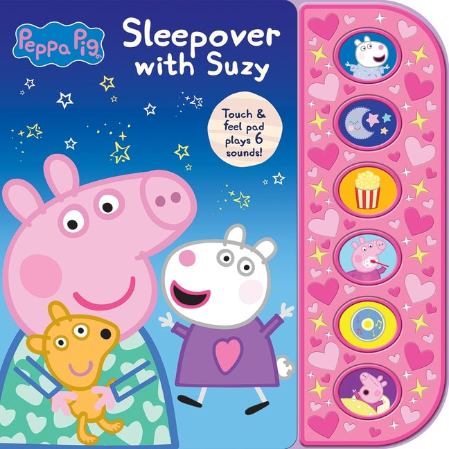 Book cover for Peppa Pig: Sleepover with Suzy Sound Book [With Battery]