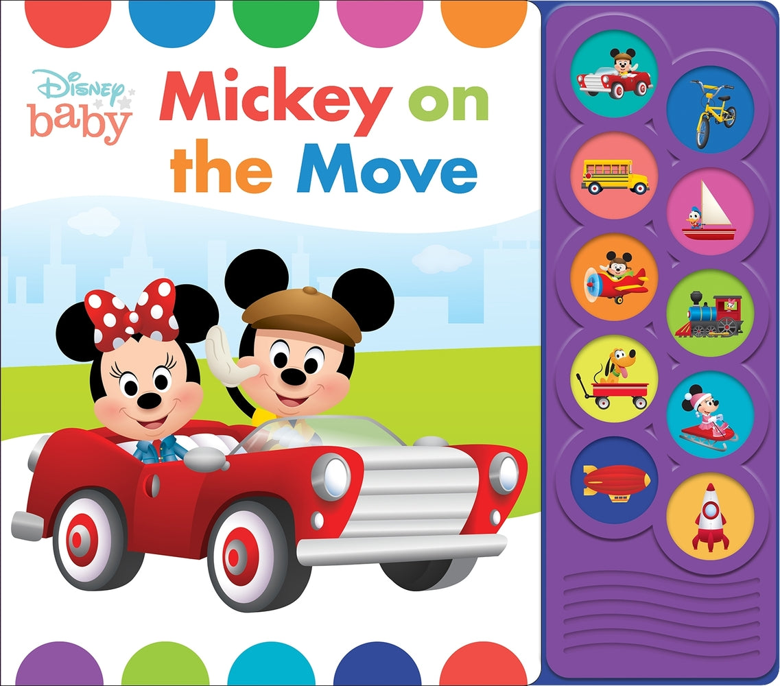 Book cover for Disney Baby: Mickey on the Move Sound Book [With Battery]
