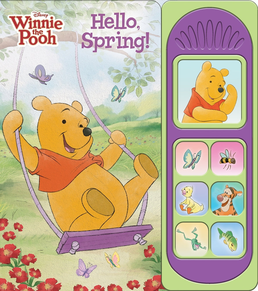 Book cover for Disney Winnie the Pooh: Hello, Spring! Sound Book [With Battery]
