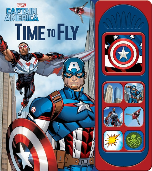 Book cover for Marvel Captain America: Time to Fly Sound Book [With Battery]