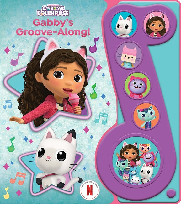 Book cover for DreamWorks Gabby's Dollhouse: Gabby's Groove-Along! Sound Book [With Battery]