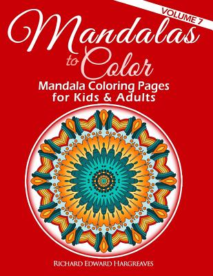 Book cover for Mandalas to Color: Mandala Coloring Pages for Kids & Adults: Easy Mandala Coloring Book