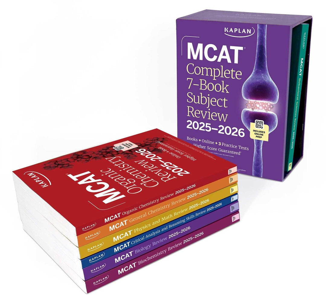 Book cover for MCAT Complete 7-Book Subject Review 2025-2026, Set Includes Books, Online Prep, 3 Practice Tests