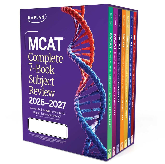 Book cover for MCAT Complete 7-Book Subject Review 2026-2027, Set Includes Books, Online Prep, 3 Practice Tests