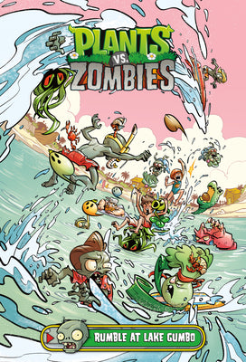 Book cover for Plants vs. Zombies Volume 10: Rumble at Lake Gumbo