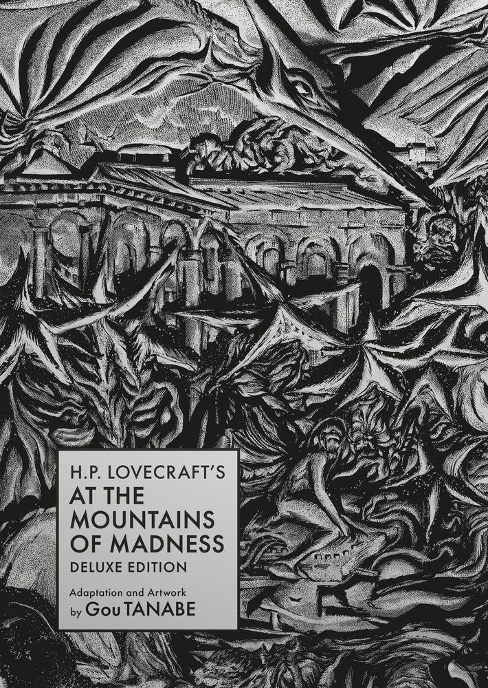 Book cover for H.P. Lovecraft's at the Mountains of Madness Deluxe Edition (Manga)