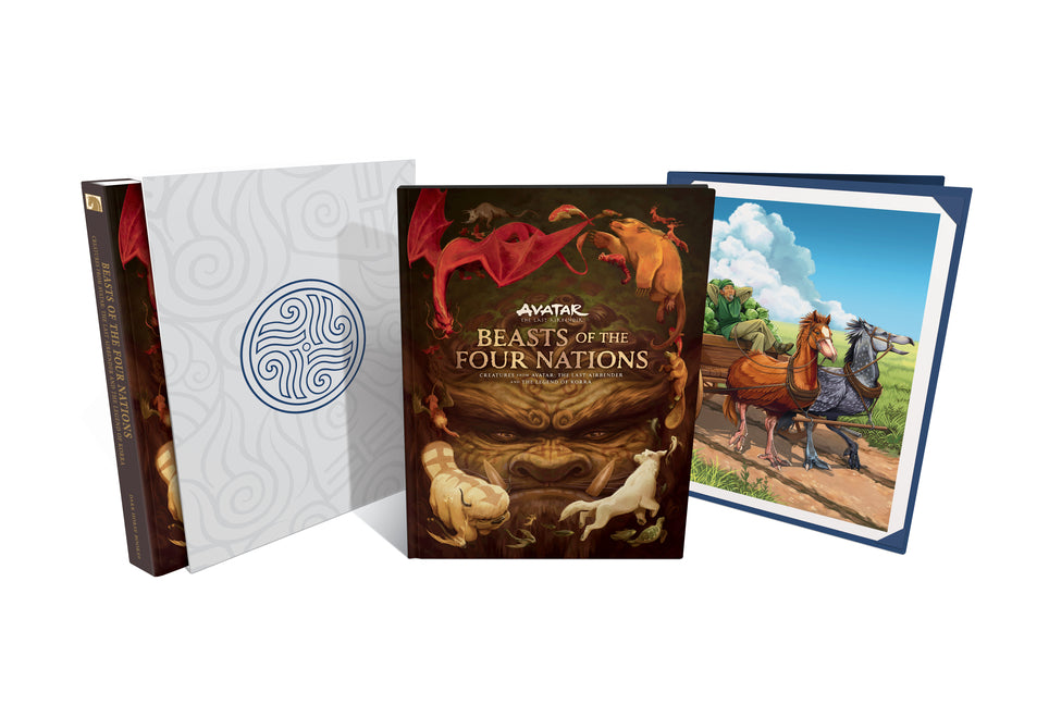 Book cover for Beasts of the Four Nations: Creatures from Avatar: The Last Airbender and the Legend of Korra (Deluxe Edition)