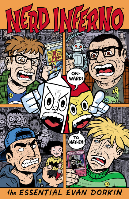 Book cover for Nerd Inferno: The Essential Evan Dorkin