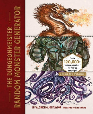 Book cover for The Düngeonmeister Random Monster Generator: A Mix-And-Match RPG Flipbook