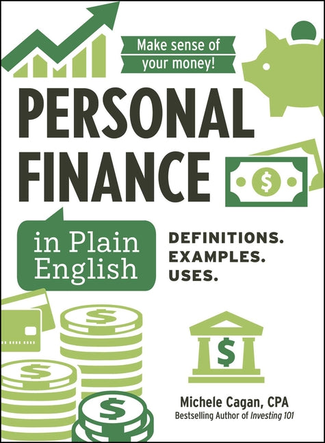 Book cover for Personal Finance in Plain English: Definitions. Examples. Uses.