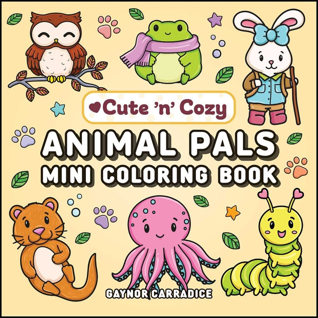 Book cover for Animal Pals Mini Coloring Book