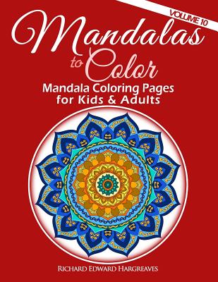 Book cover for Mandalas to Color - Mandala Coloring Pages for Kids & Adults: Easy Mandala Coloring Book