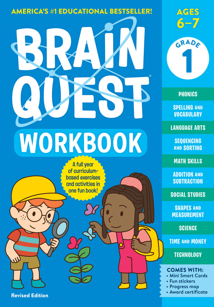 Book cover for Brain Quest Workbook: 1st Grade Revised Edition
