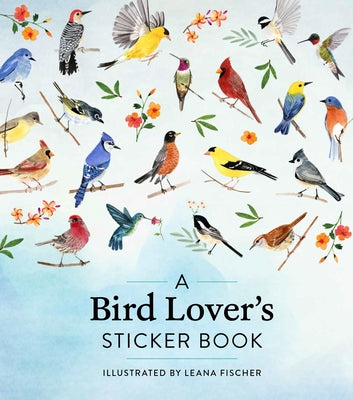 Book cover for A Bird Lover's Sticker Book