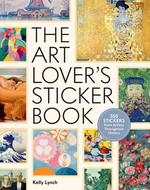 Book cover for Art Lover's Sticker Book: 350 Stickers from Artists Throughout History
