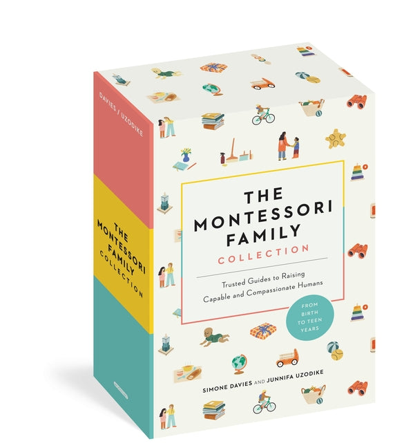 Book cover for Montessori Family Collection (Boxed Set): Trusted Guides to Raising Capable and Compassionate Humans