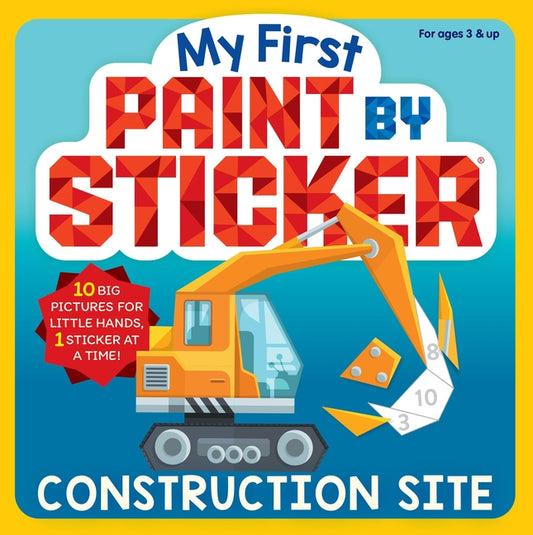 Book cover for My First Paint by Sticker: Construction Site