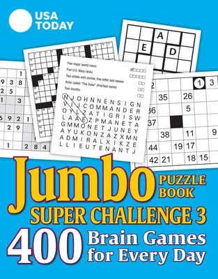 Book cover for USA Today Jumbo Puzzle Book Super Challenge 3