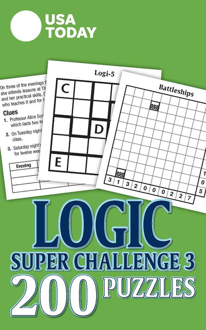 Book cover for USA Today Logic Super Challenge 3: 200 Puzzles