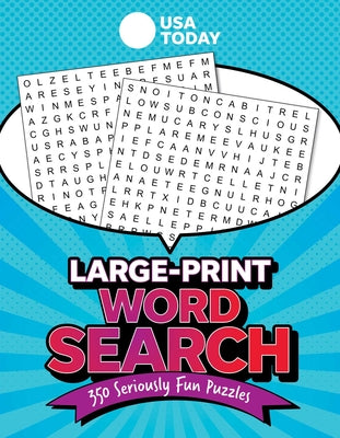 Book cover for USA Today Large-Print Word Search: 350 Seriously Fun Puzzles