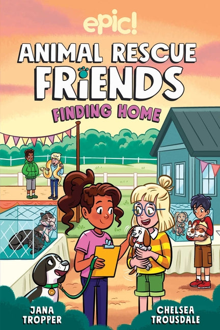 Book cover for Animal Rescue Friends: Finding Home Volume 4