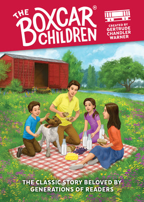 Book cover for The Boxcar Children
