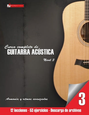 Book cover for Curso completo de guitarra acústica nivel 3