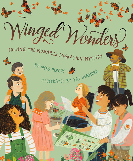 Book cover for Winged Wonders: Solving the Monarch Migration Mystery