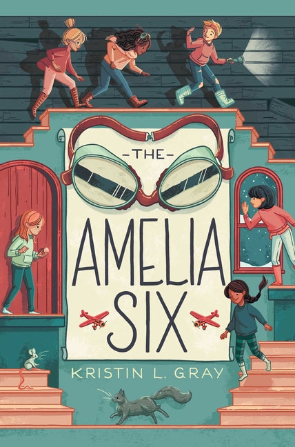 Book cover for The Amelia Six: An Amelia Earhart Mystery