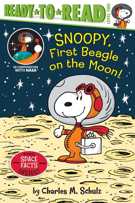Book cover for Snoopy, First Beagle on the Moon!: Ready-To-Read Level 2