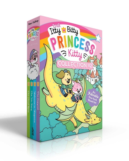 Book cover for The Itty Bitty Princess Kitty Collection #2 (Boxed Set): The Cloud Race; The Un-Fairy; Welcome to Wagmire; The Copycat
