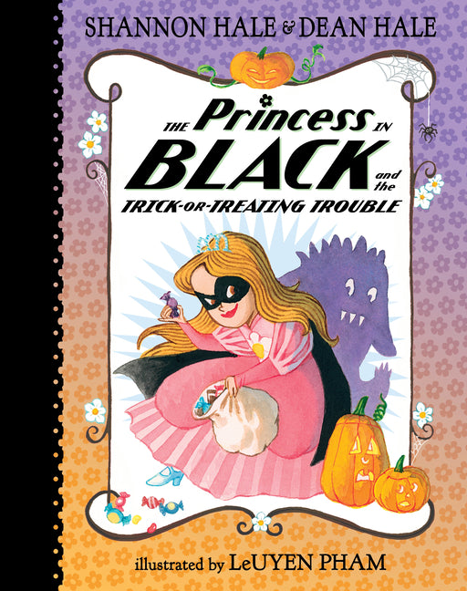 Book cover for Princess in Black and the Trick-Or-Treating Trouble