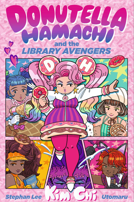 Book cover for Donutella Hamachi and the Library Avengers