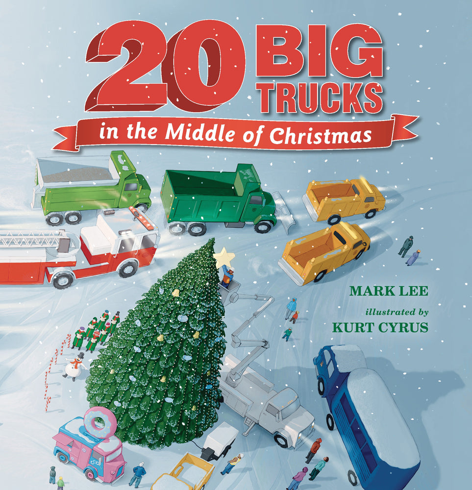 Book cover for Twenty Big Trucks in the Middle of Christmas