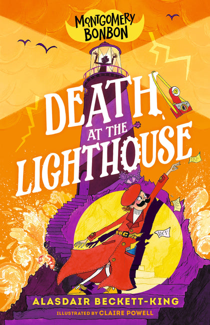Book cover for Montgomery Bonbon: Death at the Lighthouse